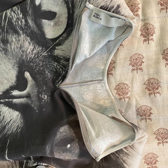 Tory Burch Animal House Cat Printed T-Shirt - size 8  - FREE SHIPPING - Picture 6 of 6